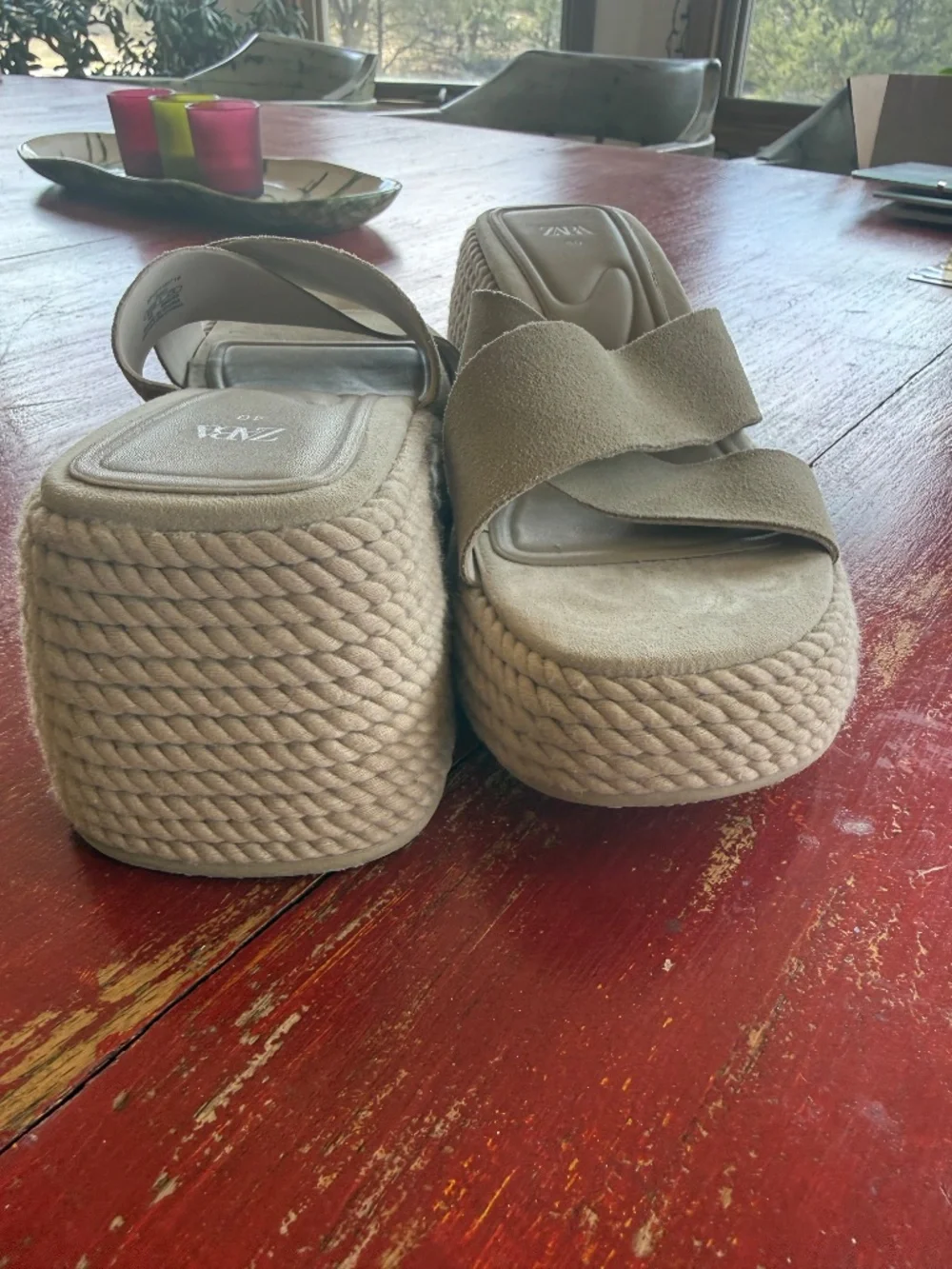Zara wedges 40